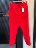 Warehouse red trousers size 14