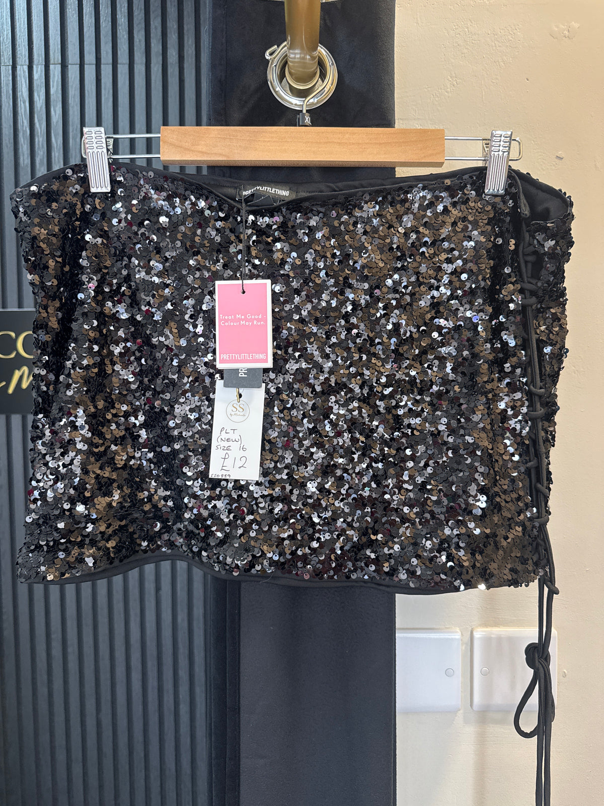 PLT sequin skirt size 16 new