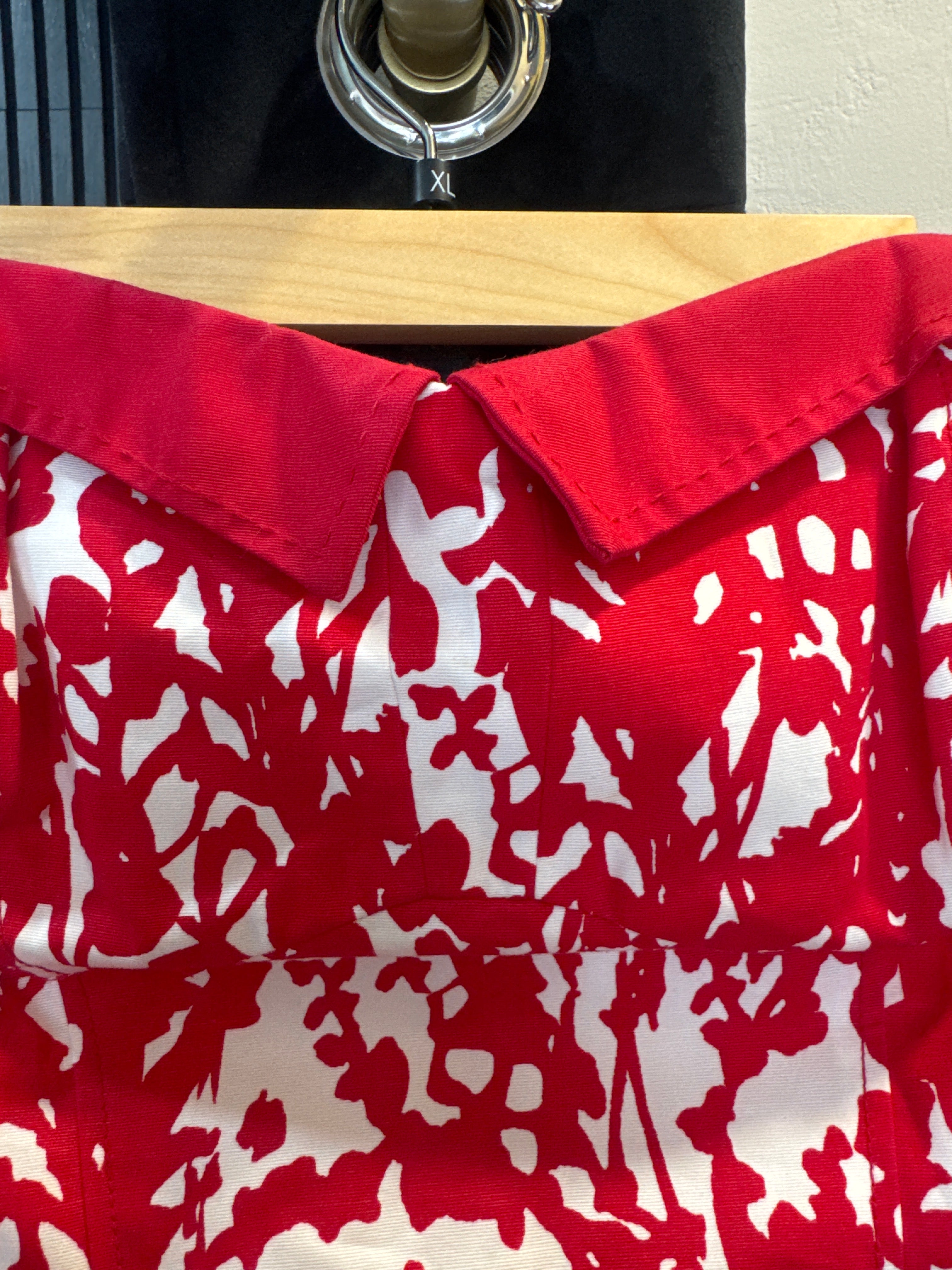 Coast strapless red top size 16