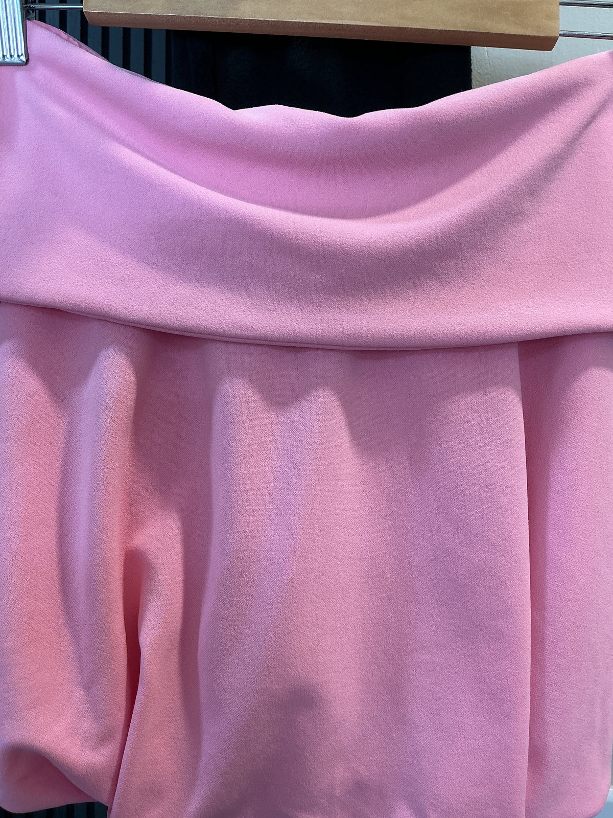 Zara Fold Waist Mini Skirt – Pink – Size M (New)