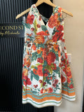 Zara Floral Halterneck Skater Dress – Size S