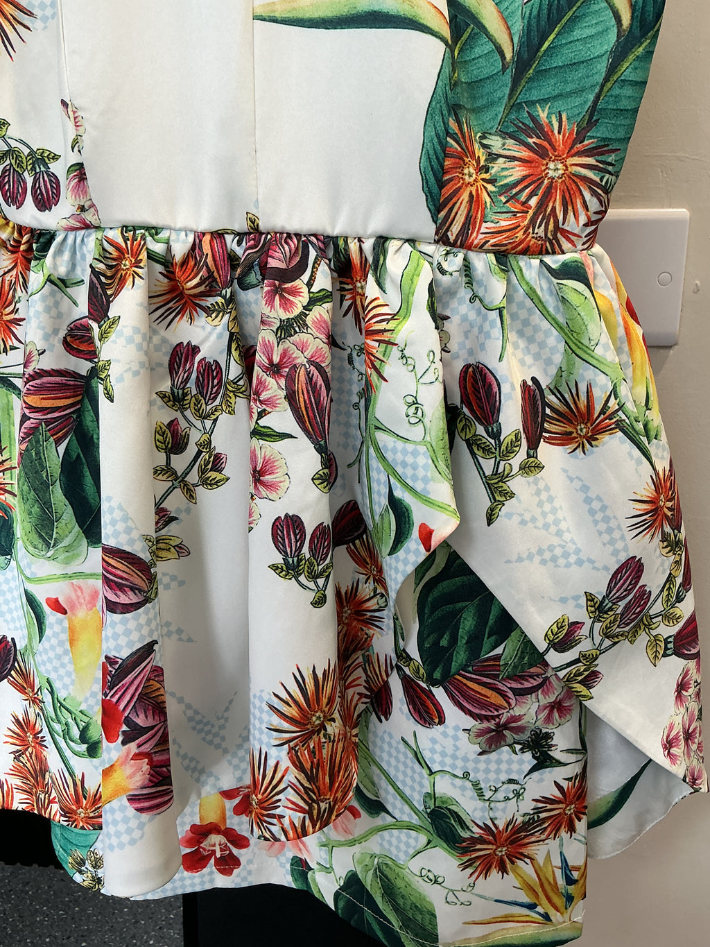 Snidel Botanical Print Halterneck Mini Dress – Size M
