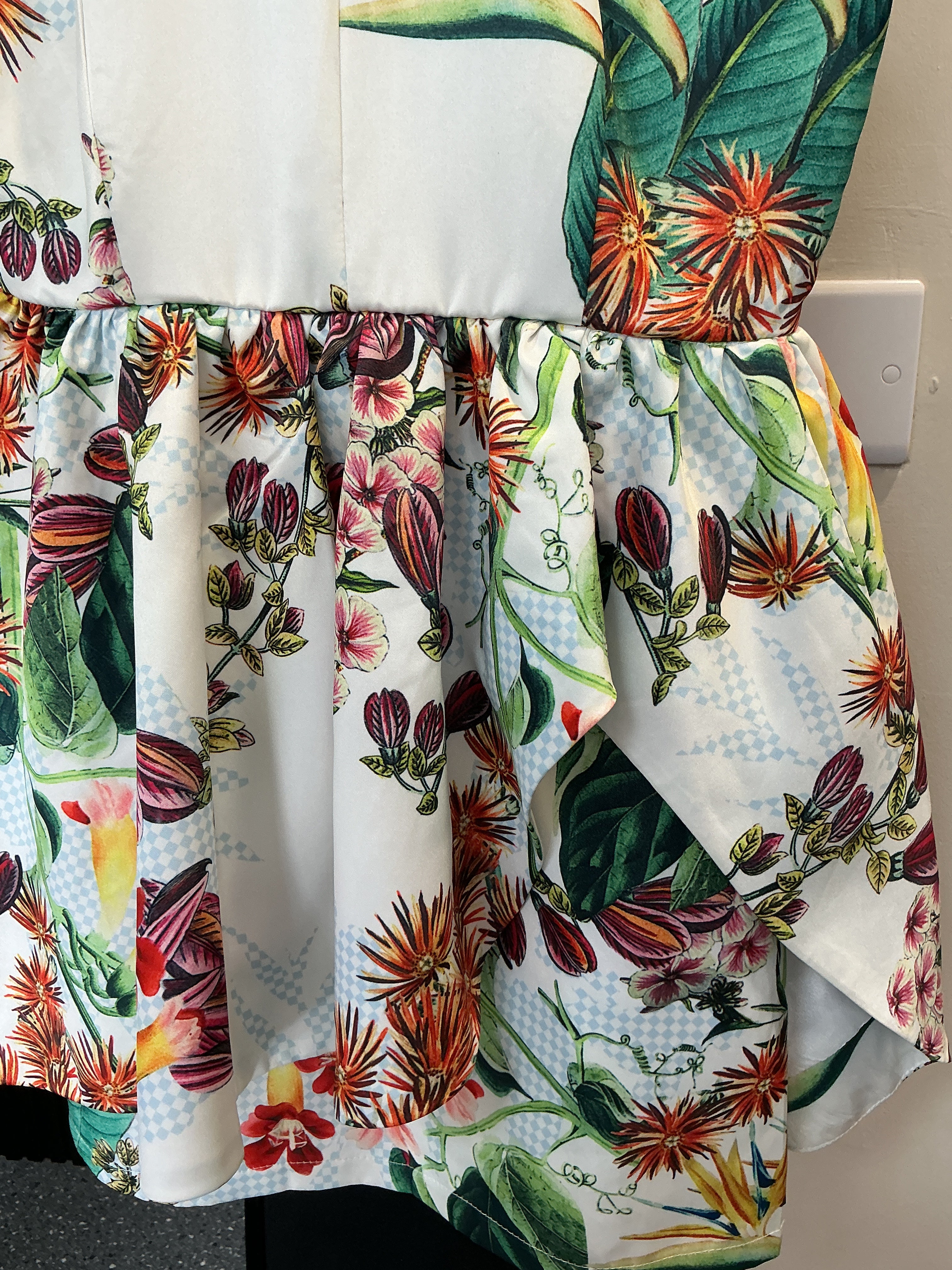 Snidel Botanical Print Halterneck Mini Dress – Size M
