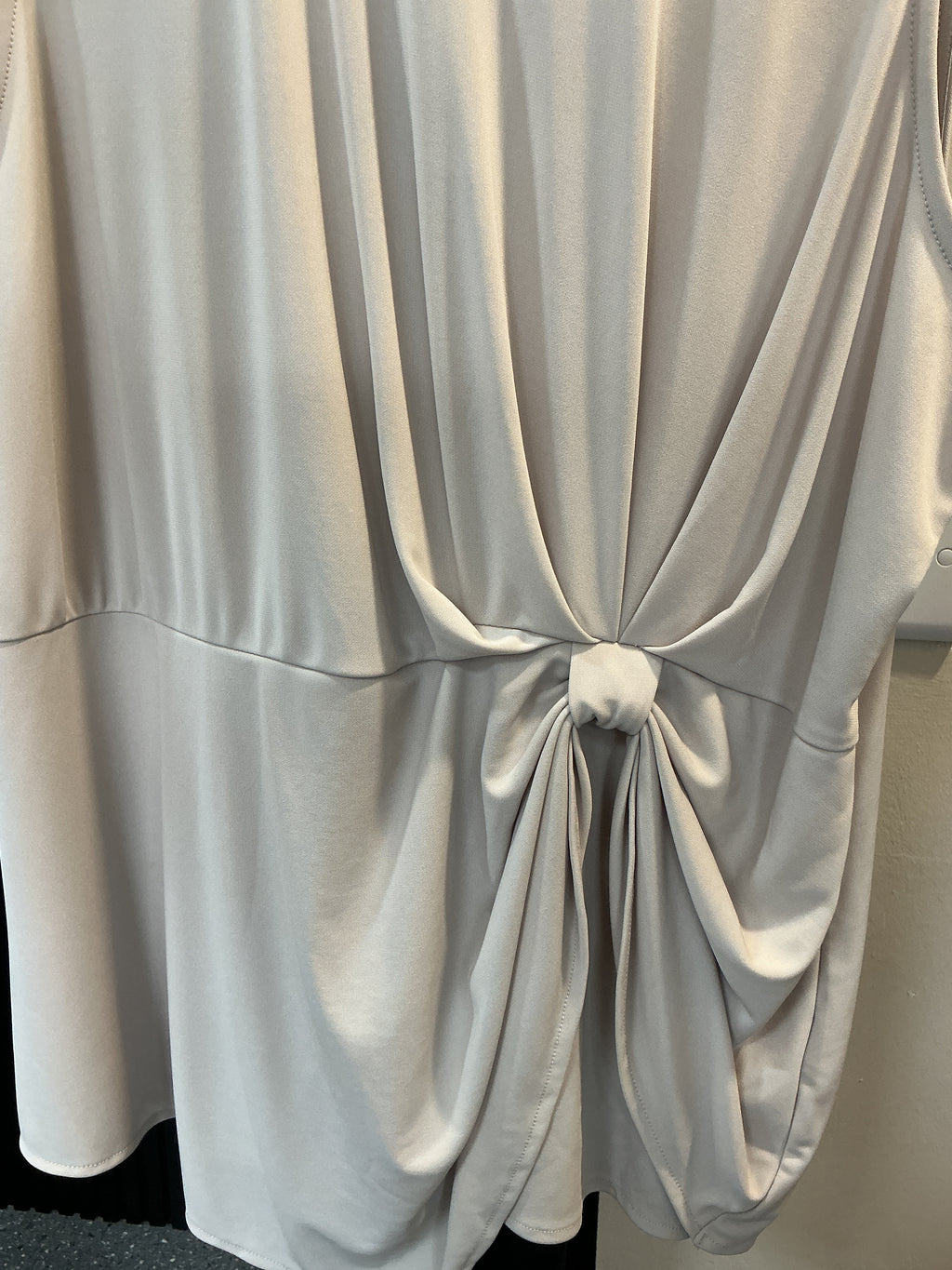Next Cream Twist Front Sleeveless Top – Size 20
