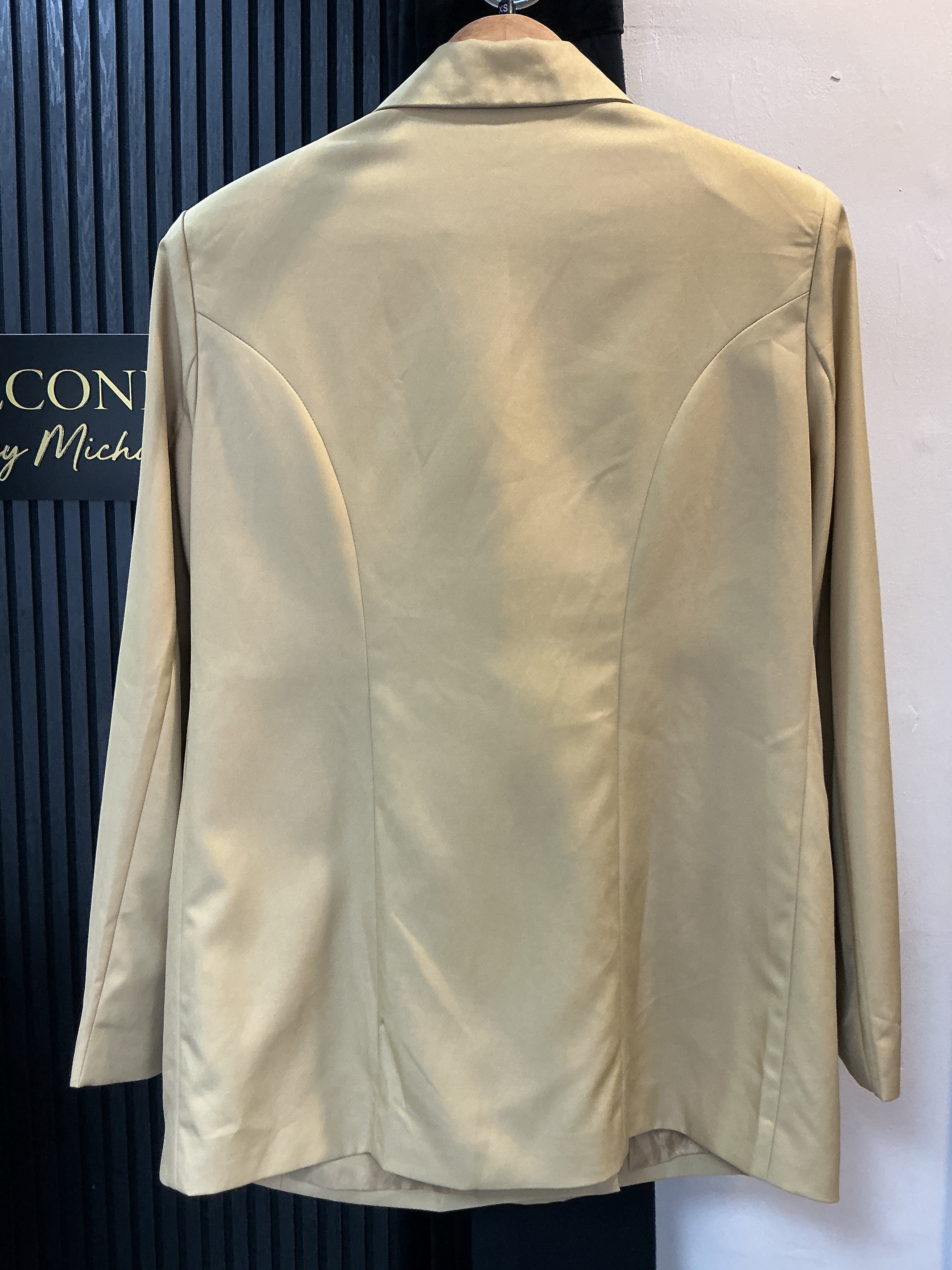 Nasty Gal Camel Double-Breasted Blazer – Size 8 New