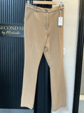 M&S Camel Tailored Straight Leg Trousers – Size 18