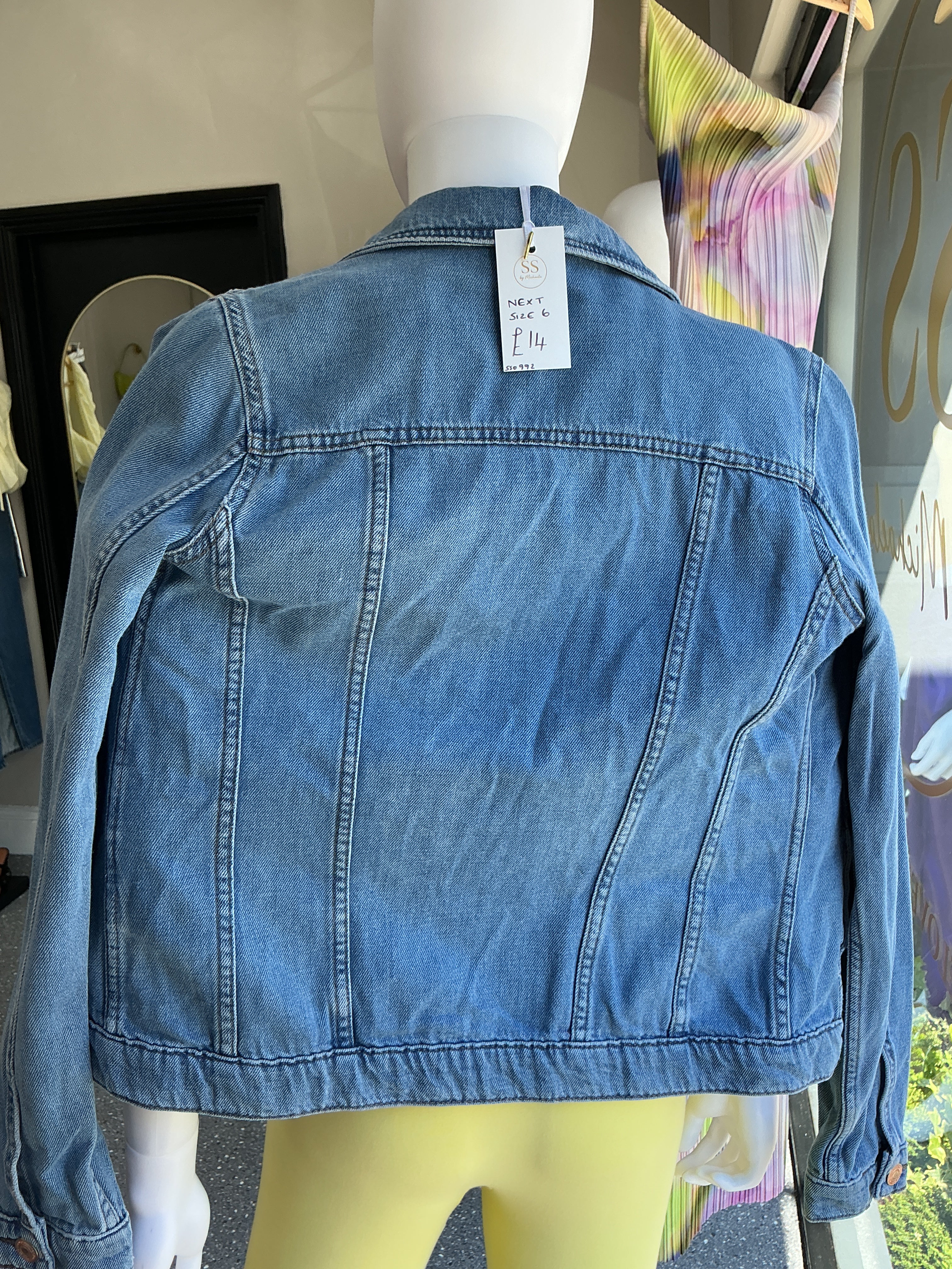 Next Blue Denim Jacket – Size 6