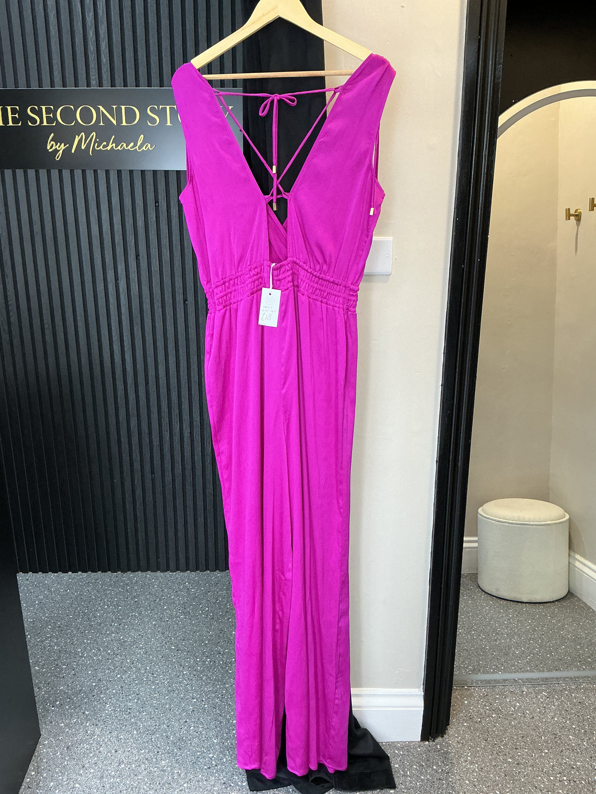 Next Purple Wide Leg Jumpsuit – Size 14 Tall