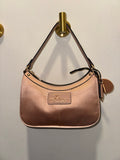 River Island Pink Satin Logo Shoulder Bag – New