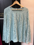 Gerry Weber Mint Green Lace Zip Jacket – Size 20 New