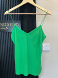 Ted Baker Green Adjustable-Strap Cami Top – Size M