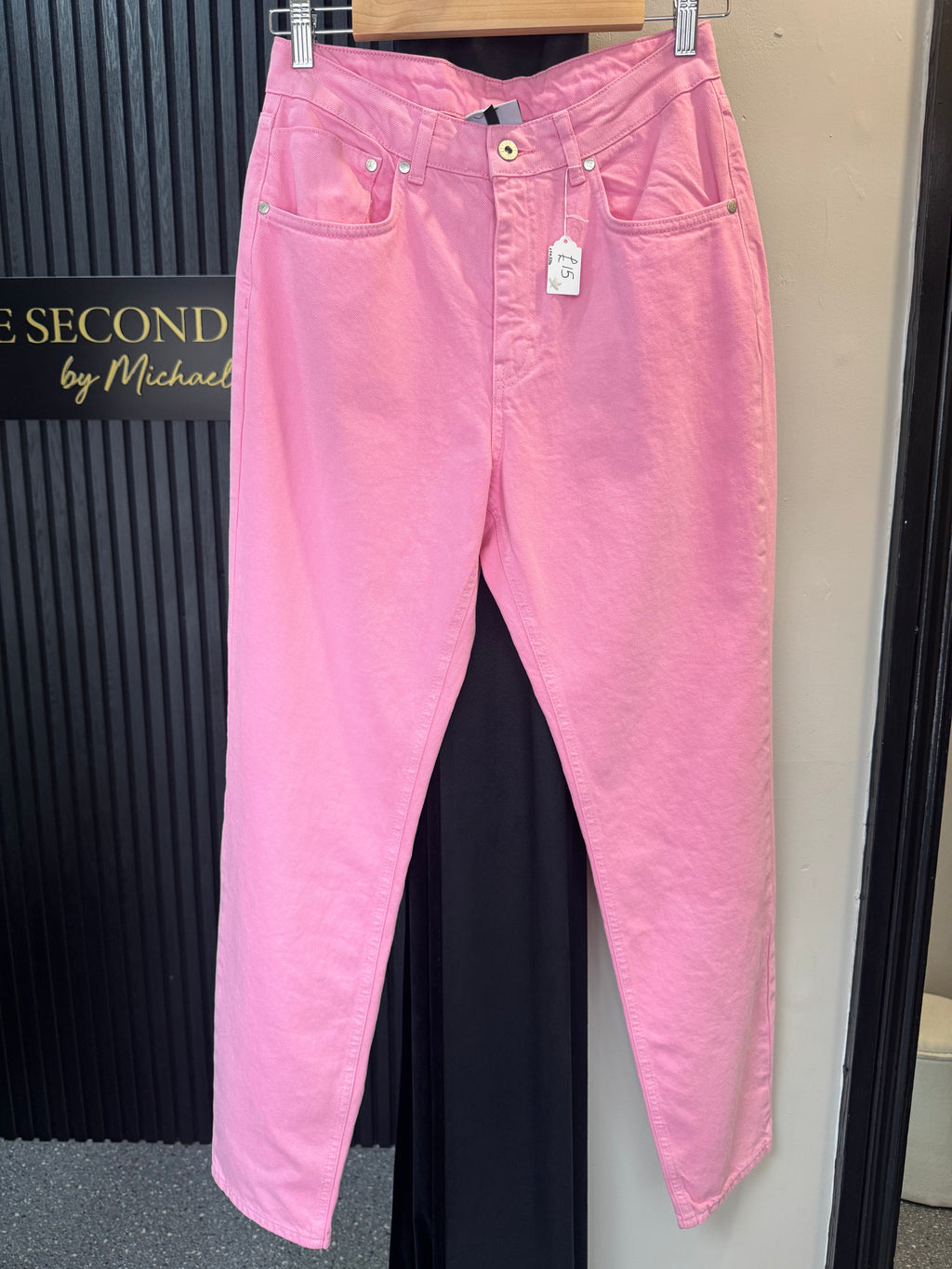 Ragged Jeans Pink Straight Leg Jeans – W26 / UK 8 New