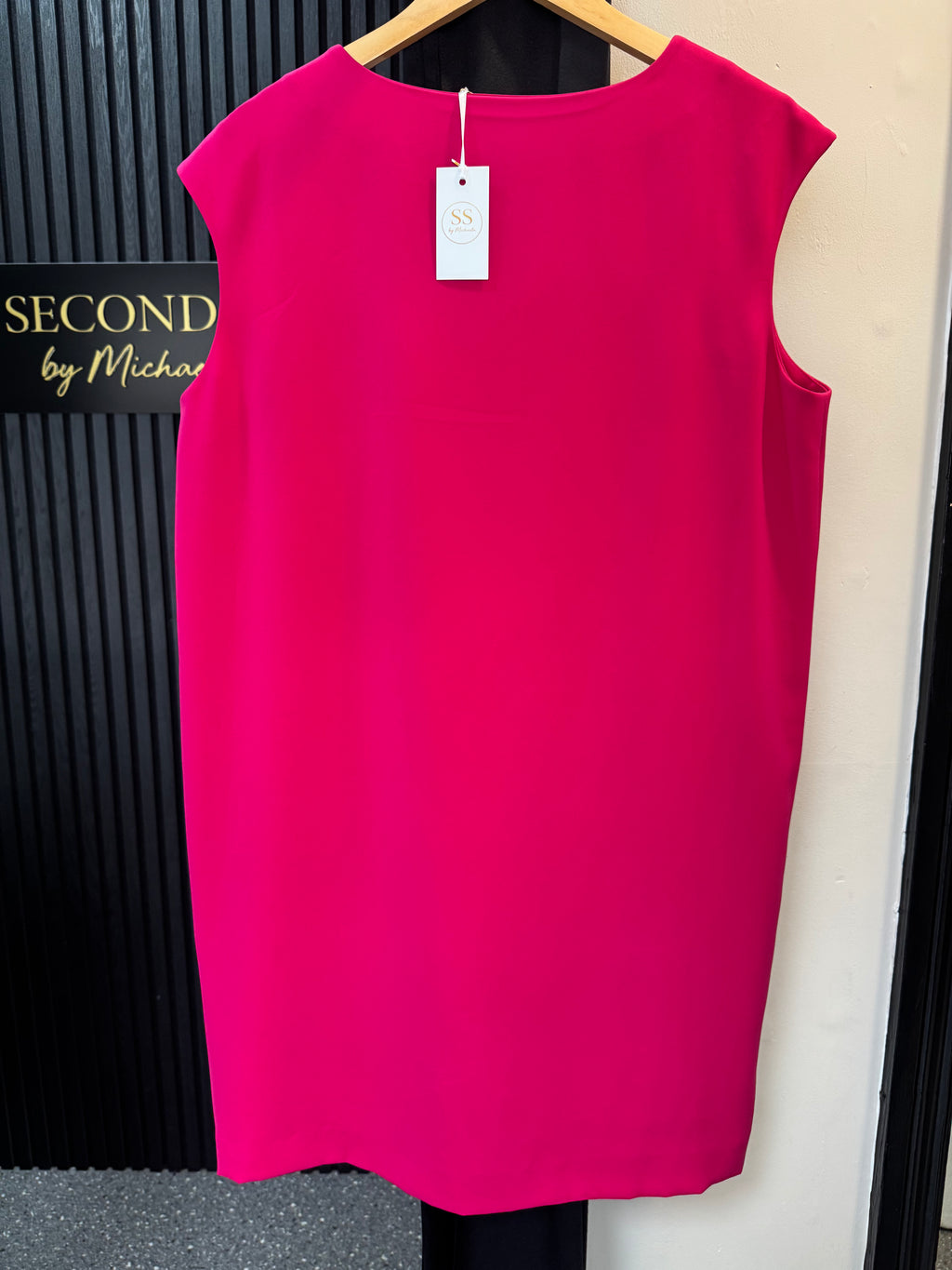 Pied a Terre Hot Pink Shift Dress – Size 14