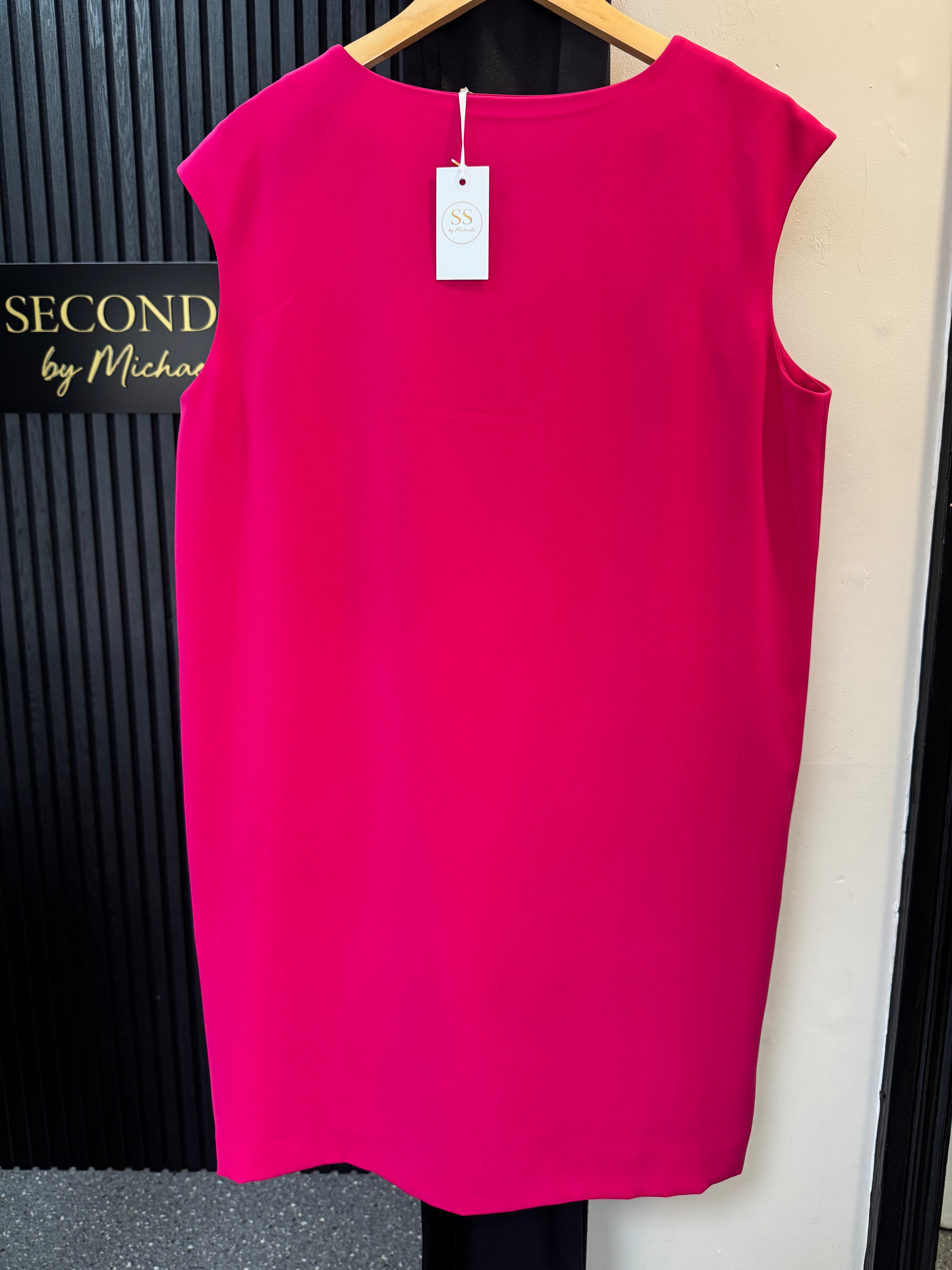 Pied a Terre Hot Pink Shift Dress – Size 14