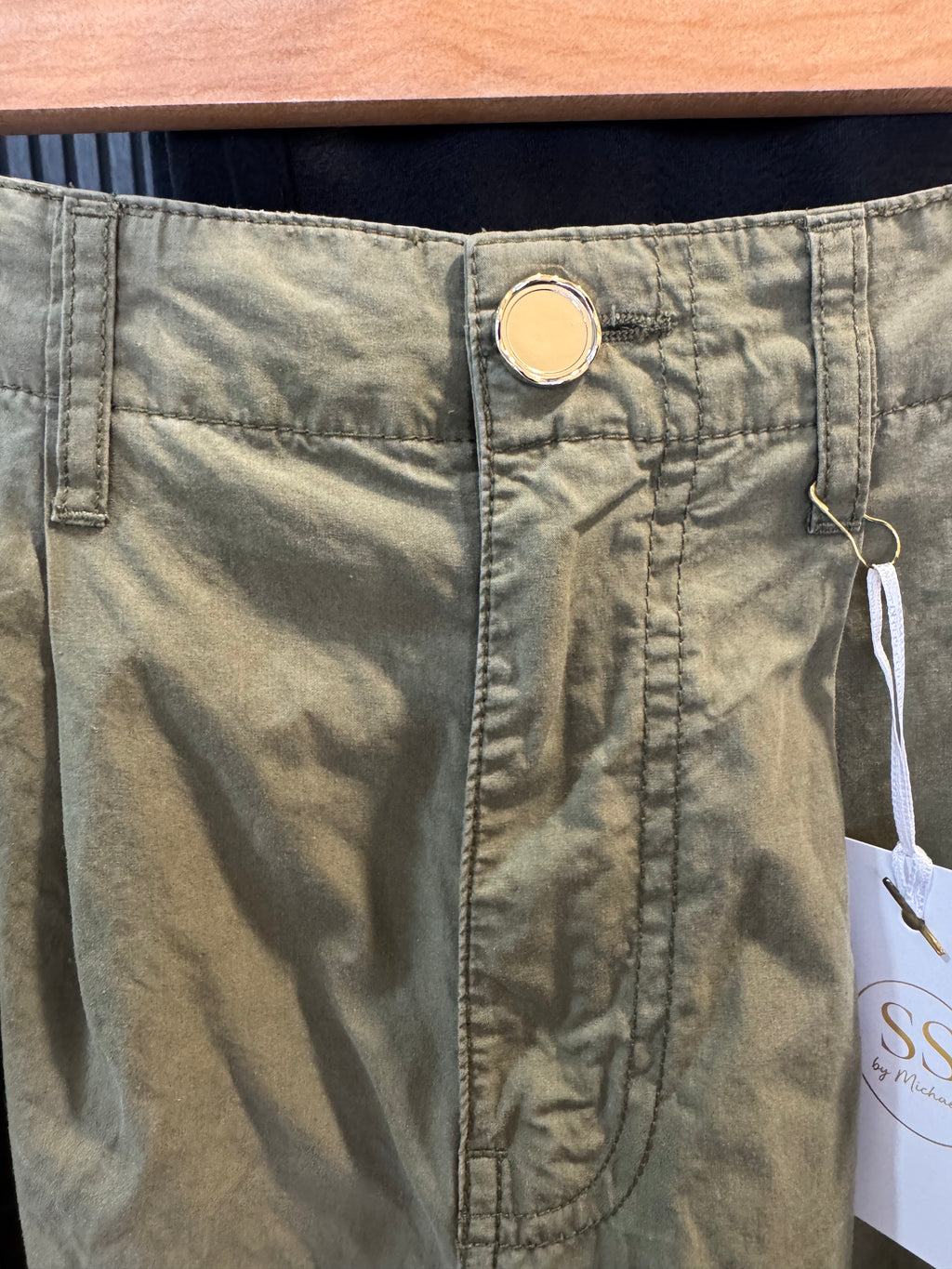 River Island Khaki Utility Trousers – Size 6