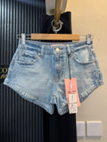Juicy Couture Light Wash Denim Shorts – Size 6 – New