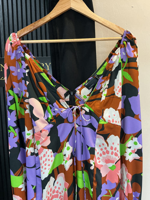 ASOS DESIGN Floral Long Sleeve Maxi Dress – Size 6 New