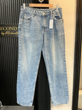 H&M Divided Light Acid Wash Straight Leg Jeans – Size 12