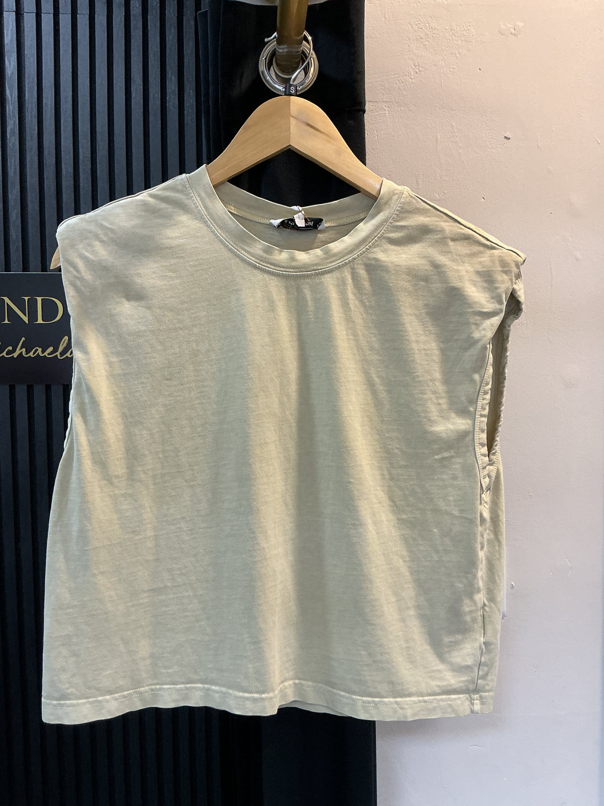 & Other Stories Stone Sleeveless T-Shirt – Size S