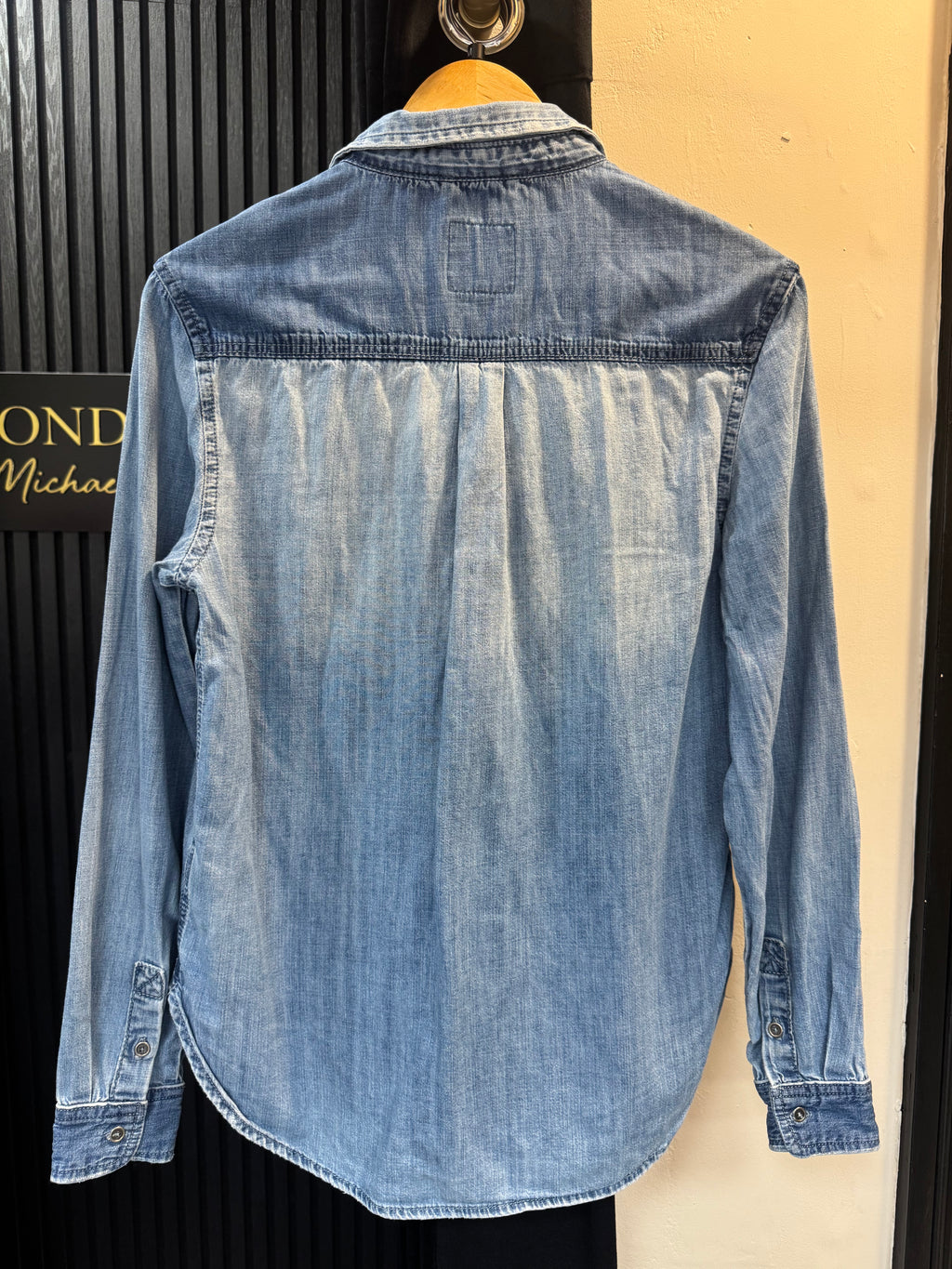 Next Light Wash Denim Shirt – Size 12